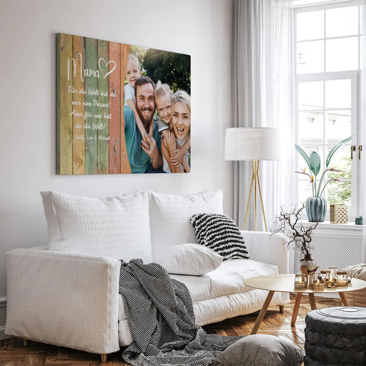 Personalisierte Leinwand