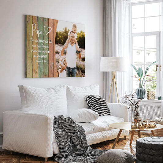 Personalisierte Leinwand