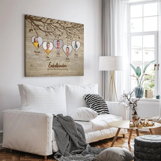 Personalisierte Leinwand