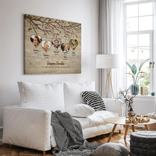 Personalisierte Leinwand