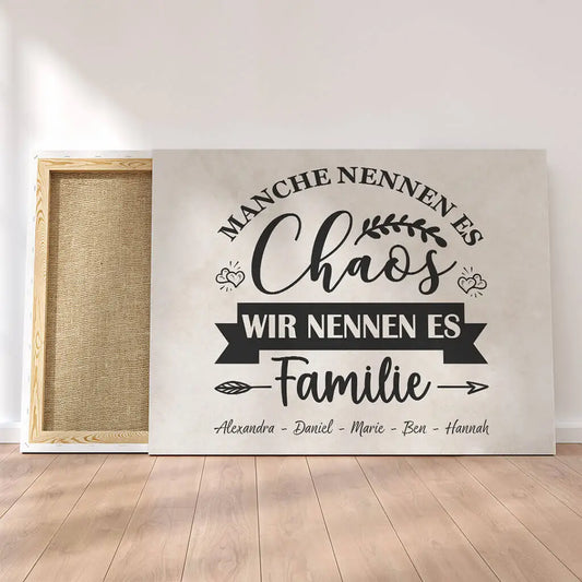 Personalisierte Leinwand ’Chaos’