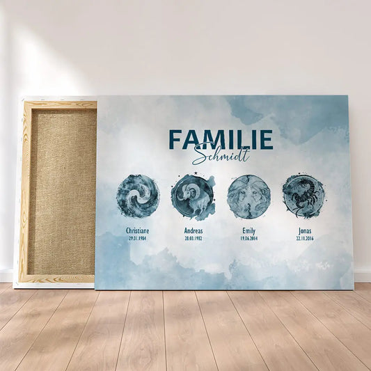 Personalisierte Leinwand ’Sternzeichen’