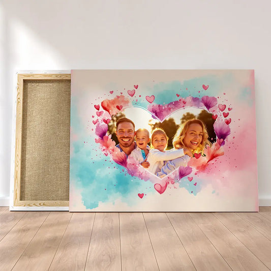 Personalisierte Leinwand zum Muttertag