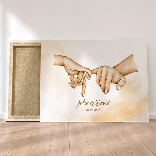 Personalisierte Leinwand ’Zusammenhalt’