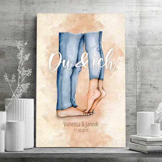 Personalisierte Leinwand