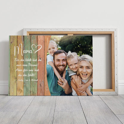 Personalisierte Leinwand "Mama"