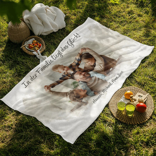 Personalisierte Decke 