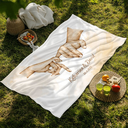 Personalisierte Decke "Zusammenhalt"