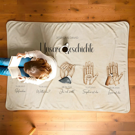 Personalisierte Decke 