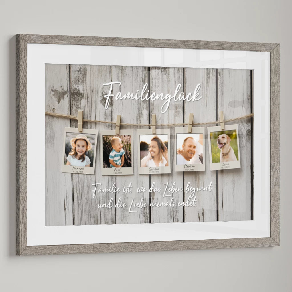 Personalisiertes Bild "Familienmomente" 商品缩略图