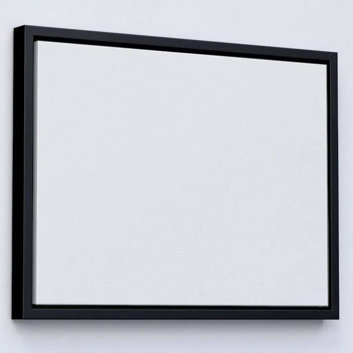 Premium Rahmen - 30 x 20cm / Schwarz Schattenfugenrahmen