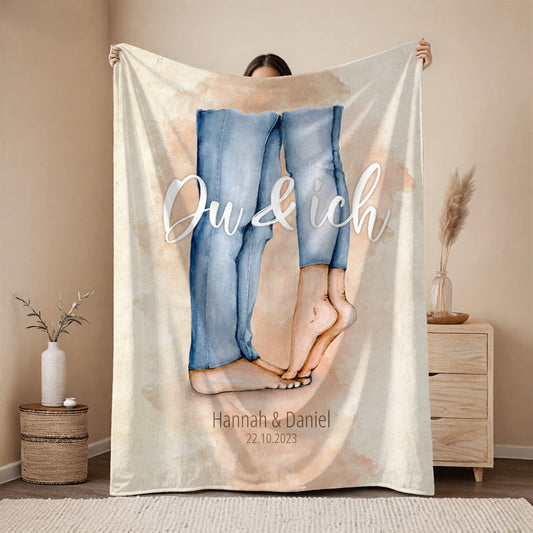 Personalisierte Decke 