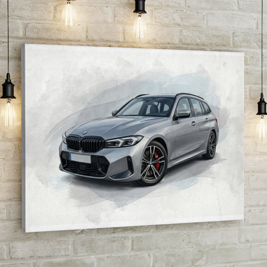Personalisierte Leinwand - Dein Auto als Kunstwerk