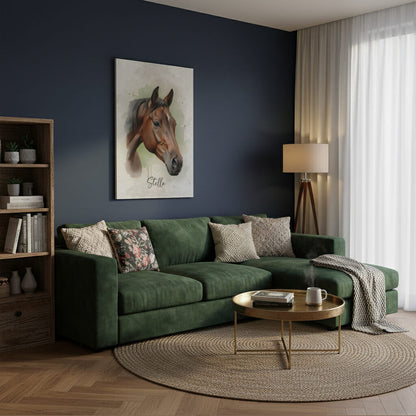 Personalisierte Leinwand - Dein Pferd als Kunstwerk